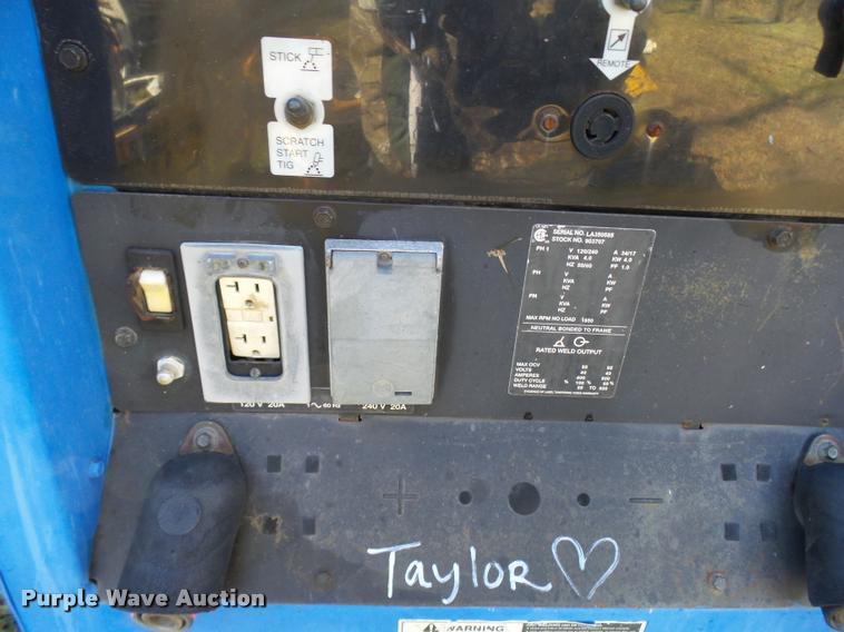 image for item L7181 Miller Big Blue 402D welder/generator