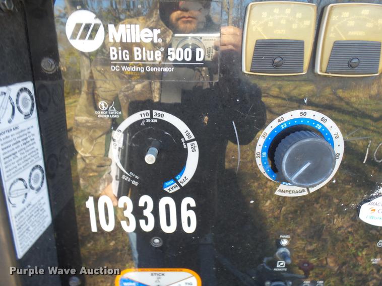image for item L7183 Miller Big Blue 500D welder/generator