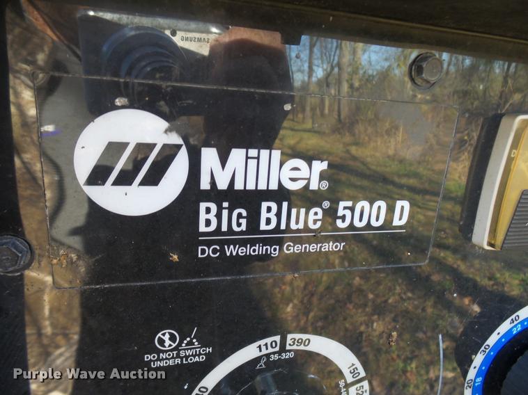 image for item L7183 Miller Big Blue 500D welder/generator