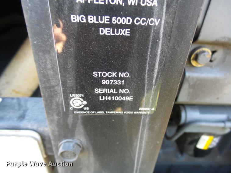 image for item L7183 Miller Big Blue 500D welder/generator