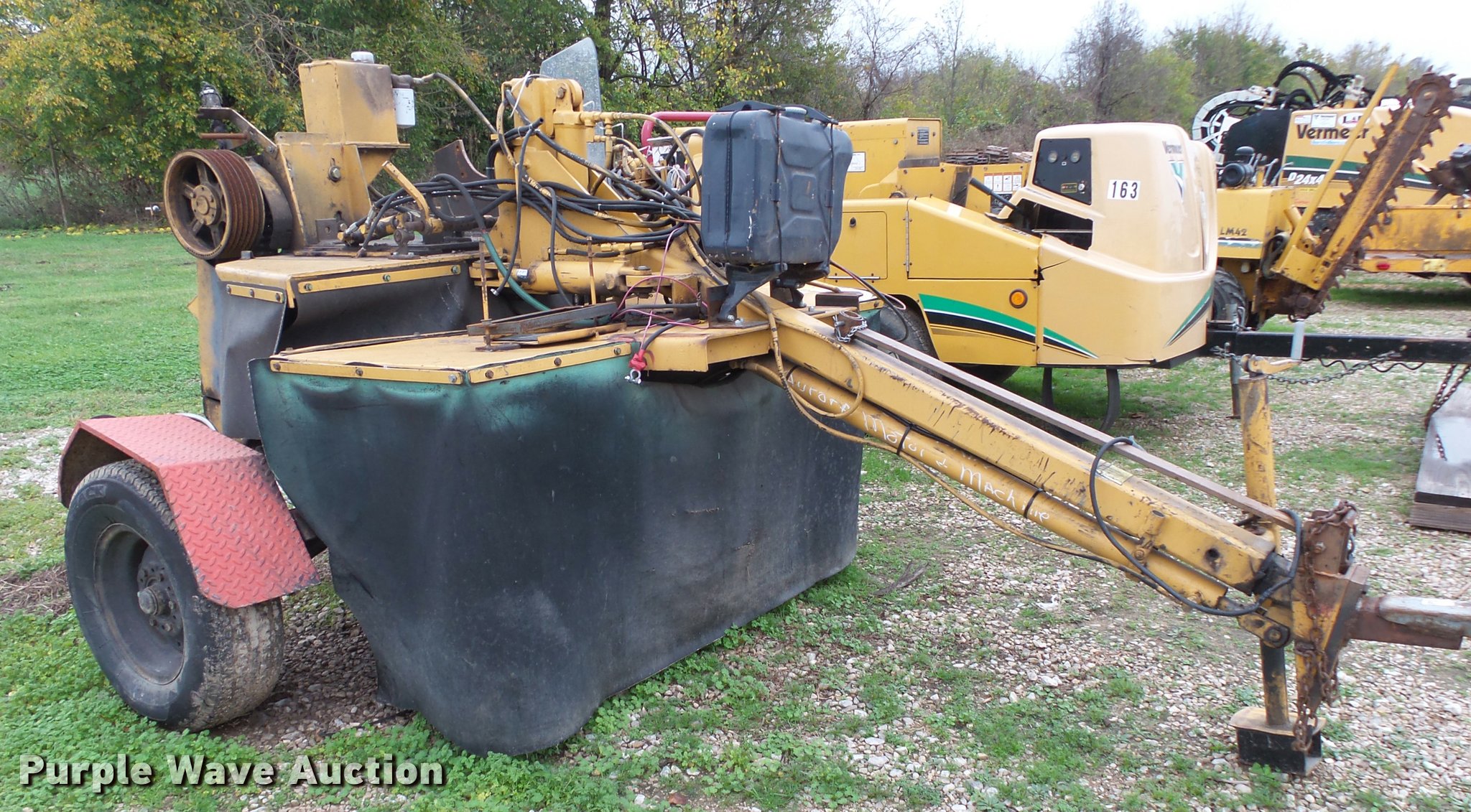 Vermeer 665 stump grinder in Brookline, MO Item BM9625 sold Purple Wave
