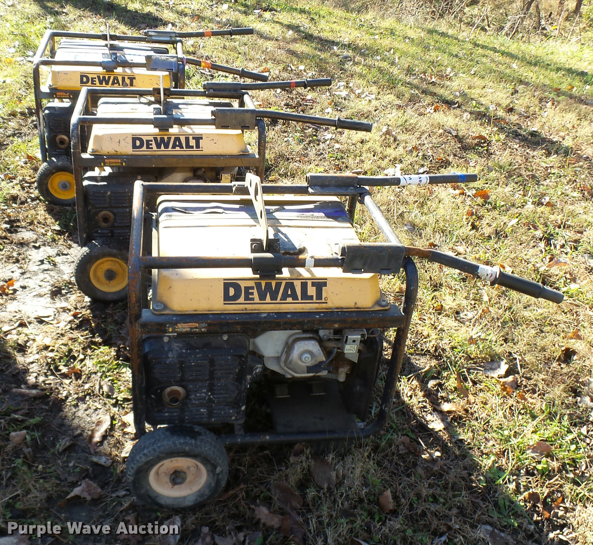 (3) DeWalt DG6000 generators in Centerview, MO Item L7180 sold