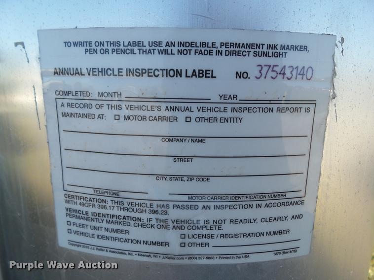 image for item BZ9932 2007 Eby livestock trailer