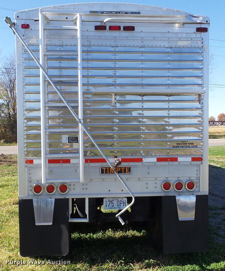 image for item BZ9933 2001 Timpte double hopper grain trailer