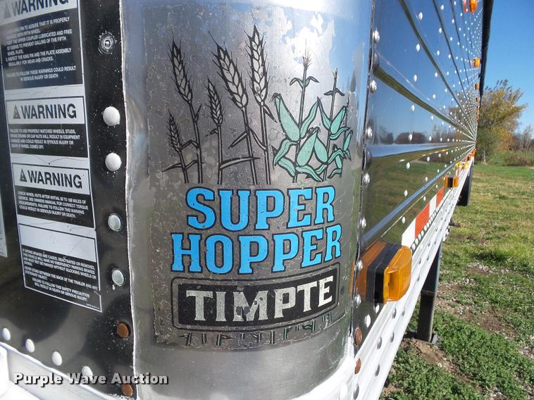 image for item BZ9933 2001 Timpte double hopper grain trailer