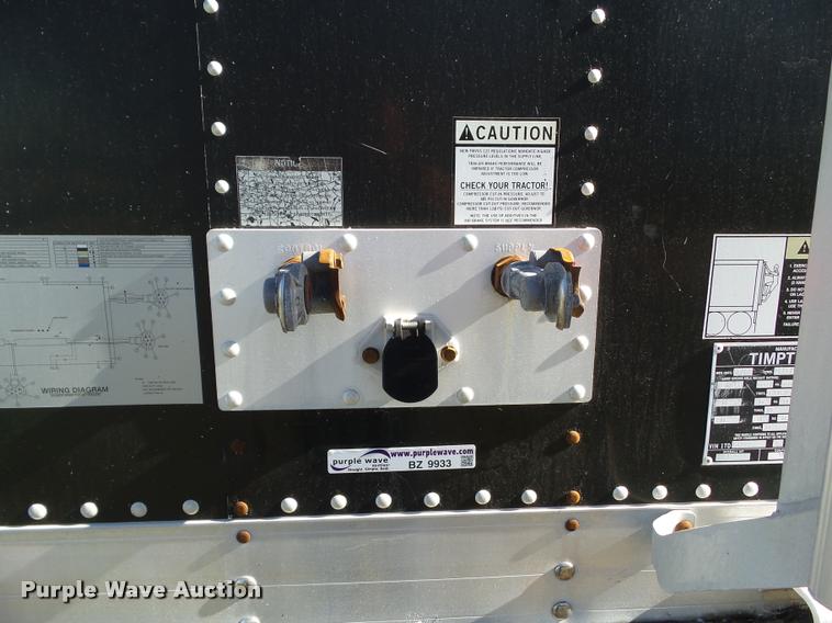 image for item BZ9933 2001 Timpte double hopper grain trailer
