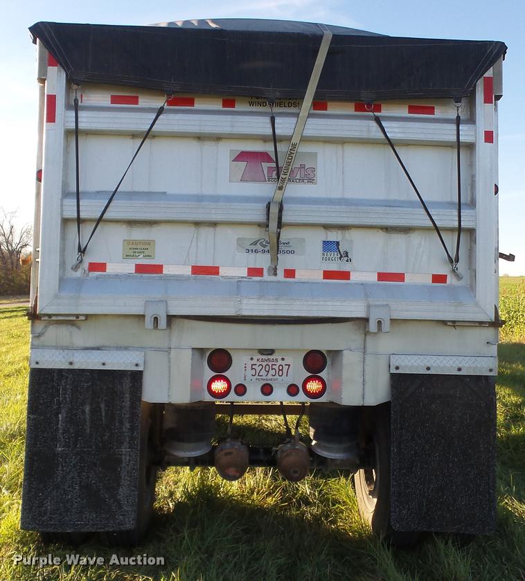 image for item DA3888 1999 Travis T102 end dump trailer