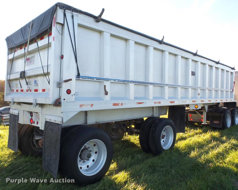 image for item DA3888 1999 Travis T102 end dump trailer
