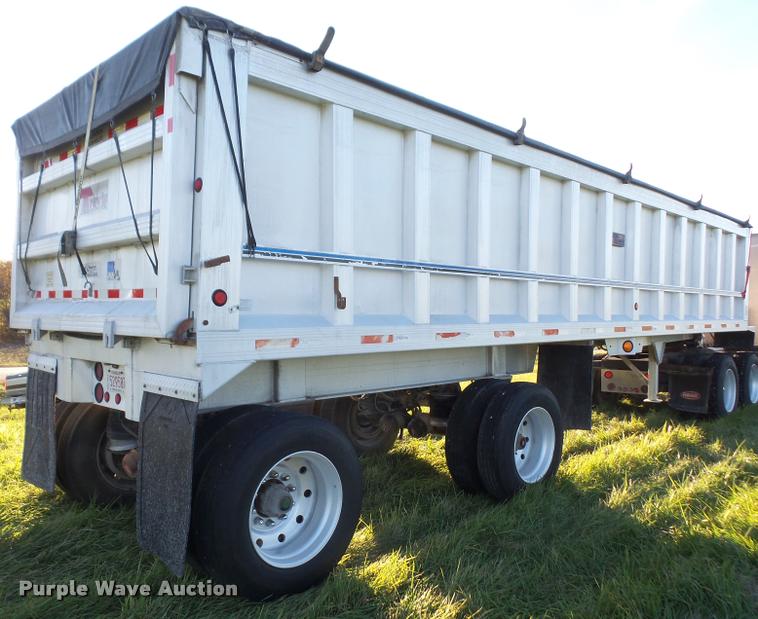 image for item DA3888 1999 Travis T102 end dump trailer