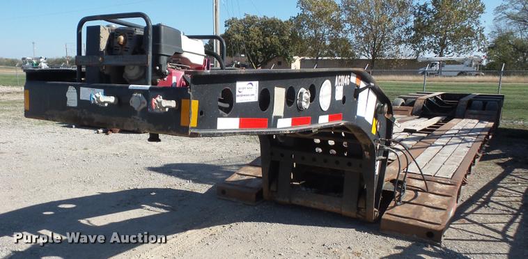 image for item DA3895 1997 Fontaine TB50NGB lowboy equipment trailer