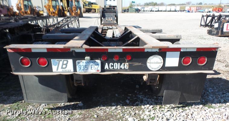 image for item DA3895 1997 Fontaine TB50NGB lowboy equipment trailer