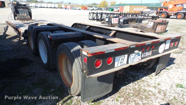image for item DA3895 1997 Fontaine TB50NGB lowboy equipment trailer