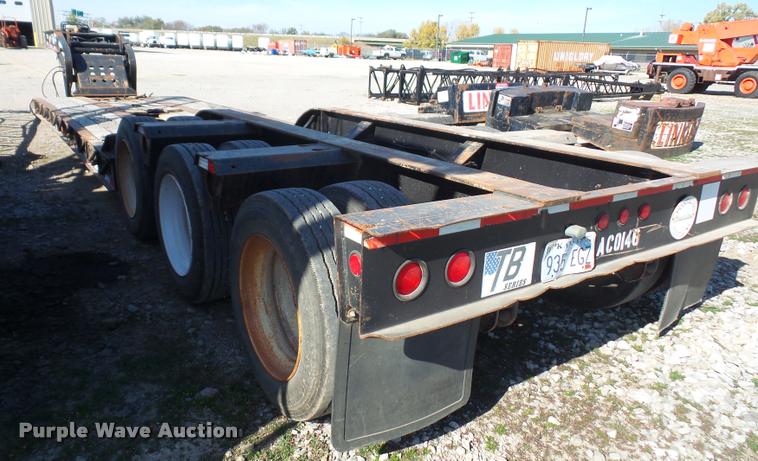 image for item DA3895 1997 Fontaine TB50NGB lowboy equipment trailer