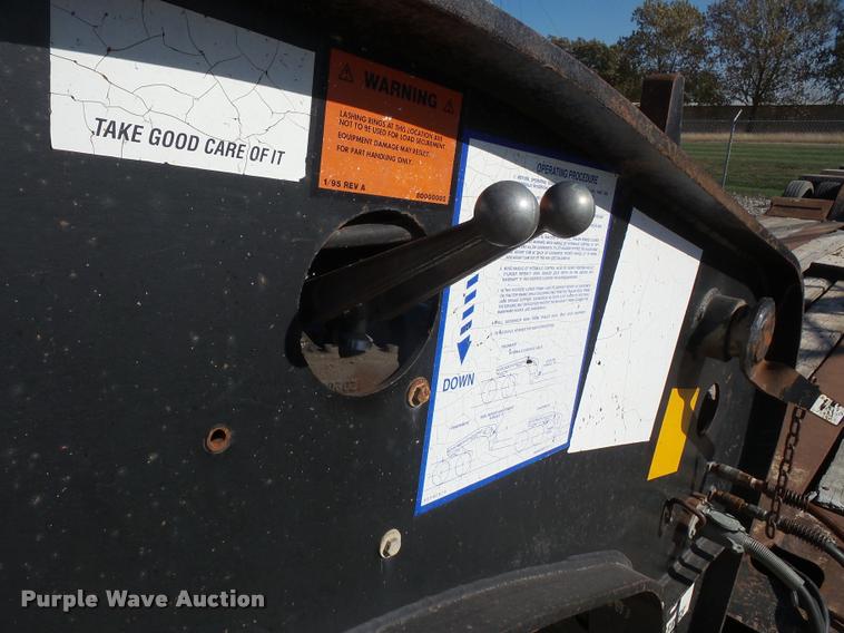 image for item DA3895 1997 Fontaine TB50NGB lowboy equipment trailer