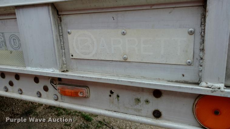 image for item DA4379 1978 Barrett livestock trailer