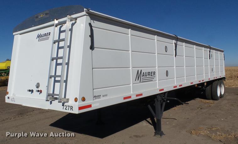 image for item DA4721 2017 Maurer 4022 double hopper grain trailer