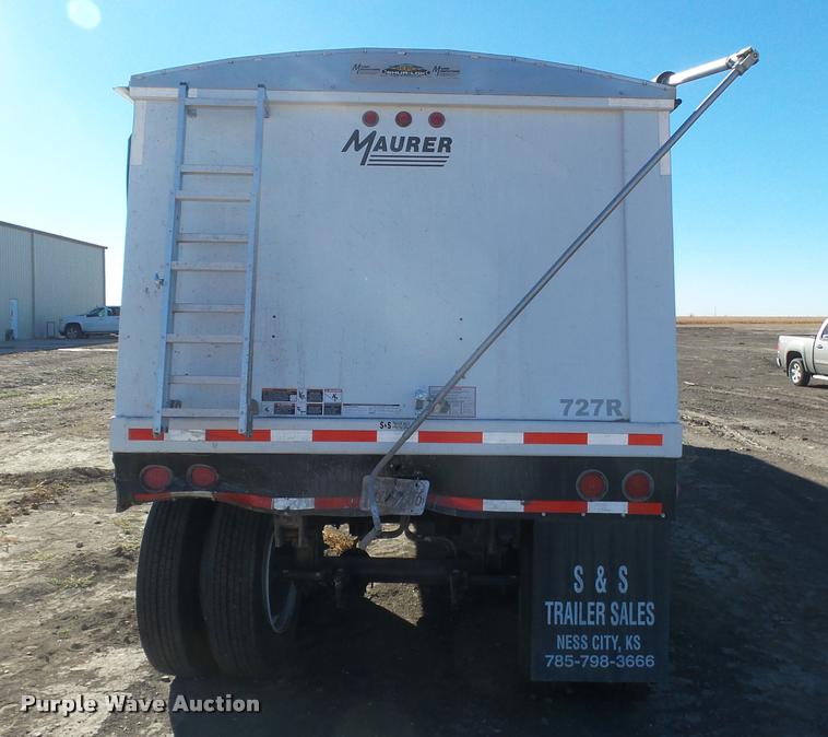 image for item DA4721 2017 Maurer 4022 double hopper grain trailer