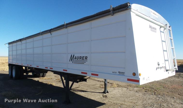 image for item DA4721 2017 Maurer 4022 double hopper grain trailer