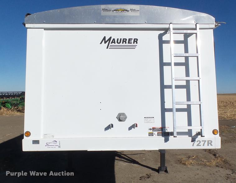 image for item DA4721 2017 Maurer 4022 double hopper grain trailer