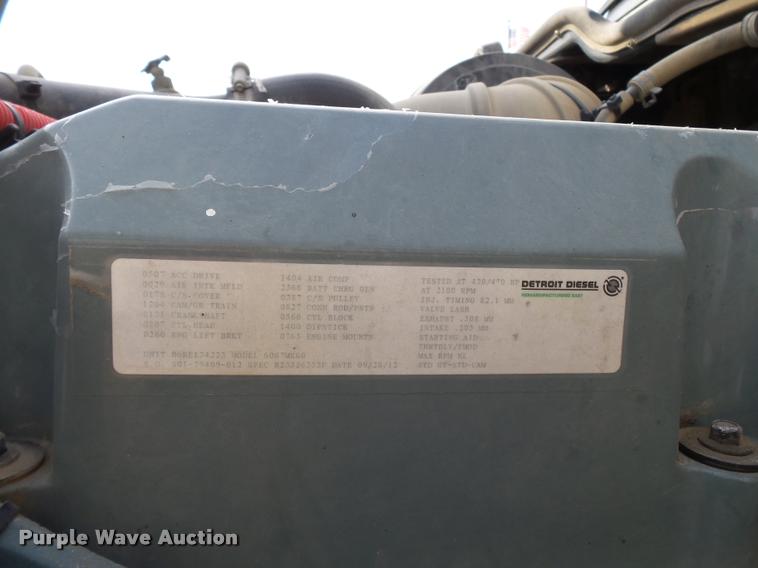 image for item K3430 2013 Freightliner Columbia CL120 glider kit semi truck