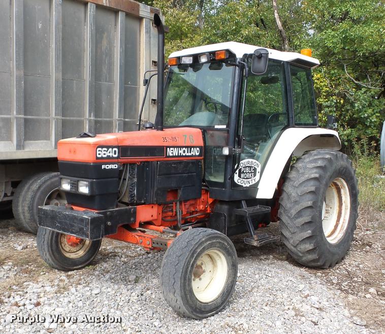 image for item AG9346 New Holland 6640 tractor