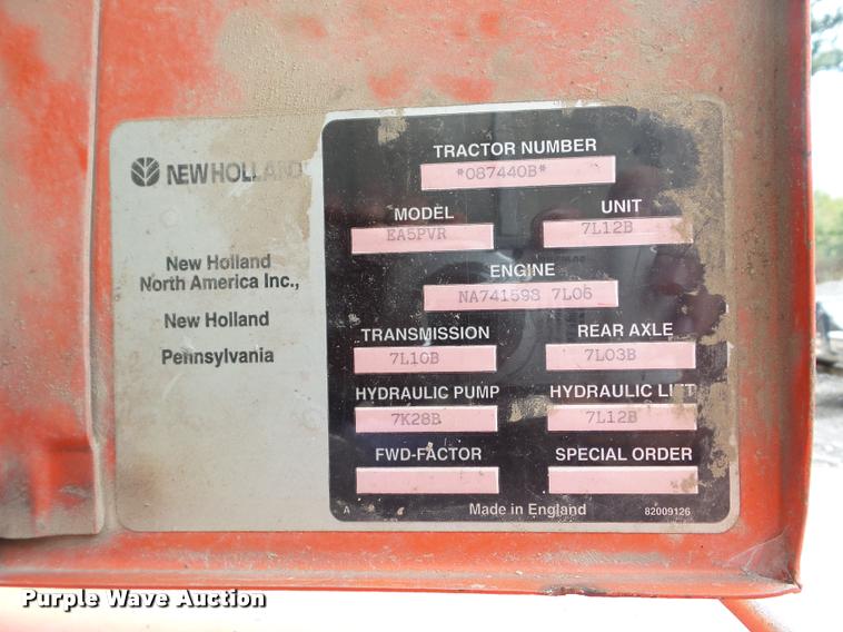 image for item AG9346 New Holland 6640 tractor