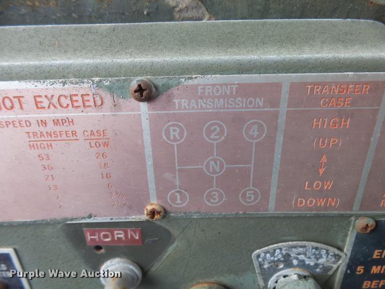 image for item AH9791 1968 Kaiser M39 dump truck