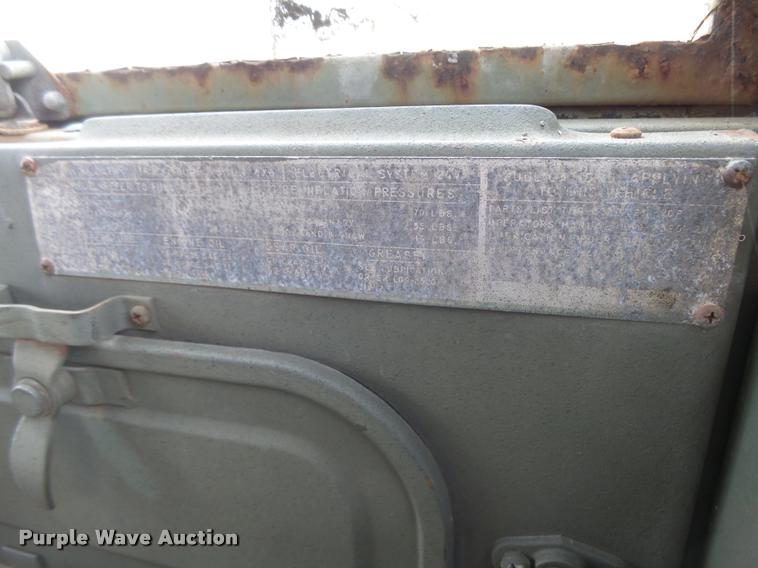 image for item AH9791 1968 Kaiser M39 dump truck