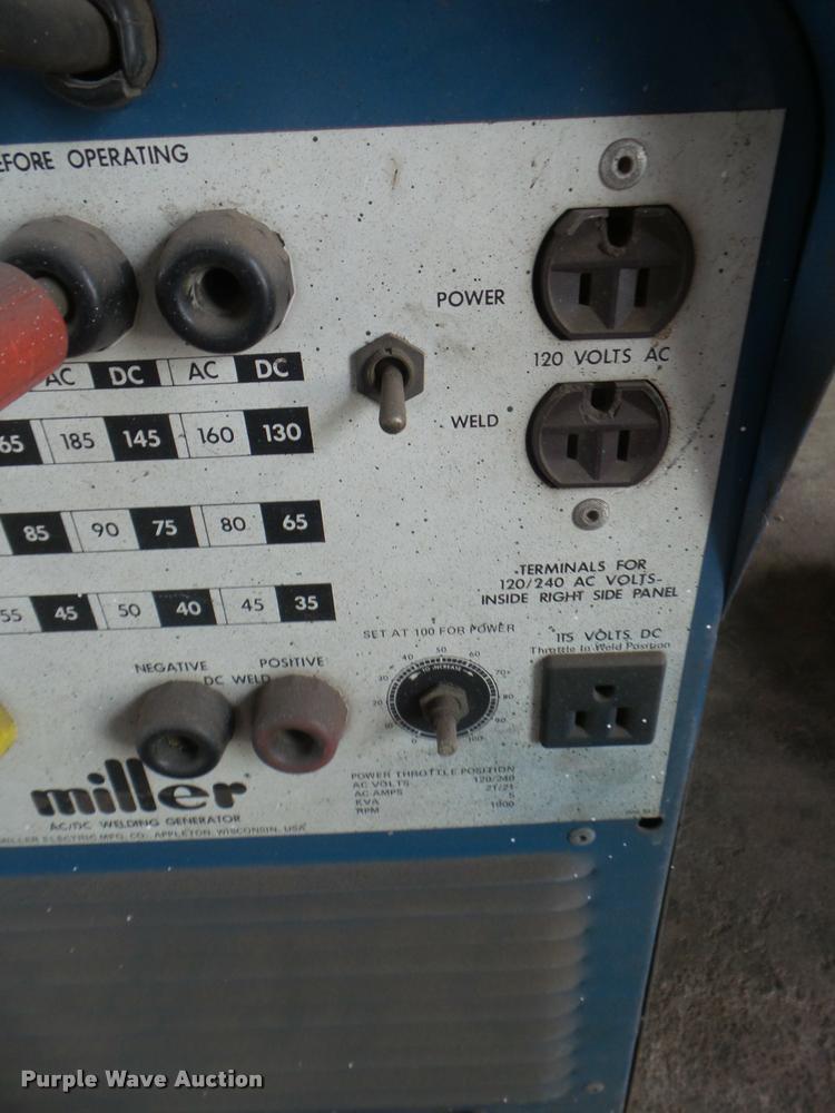 image for item AP9575 Miller 200LE arc welder/generator