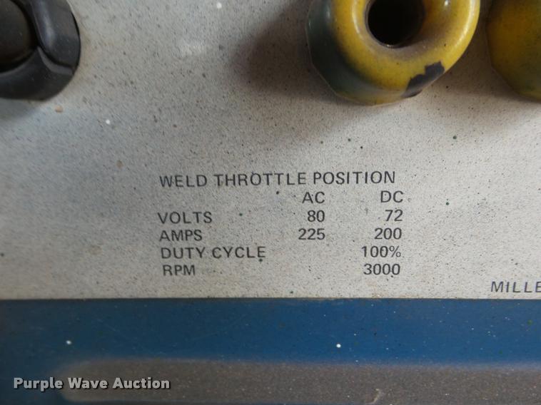 image for item AP9575 Miller 200LE arc welder/generator
