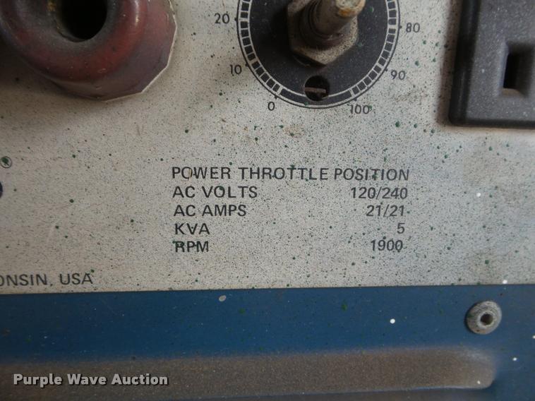 image for item AP9575 Miller 200LE arc welder/generator