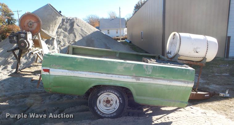 image for item AP9589 Shop built concrete mixer trailer