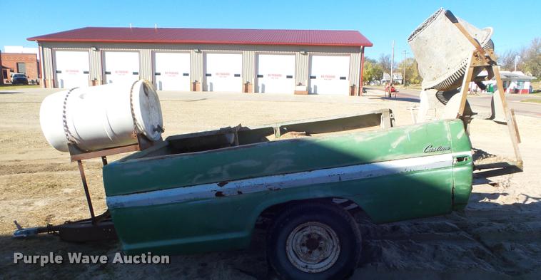 image for item AP9589 Shop built concrete mixer trailer