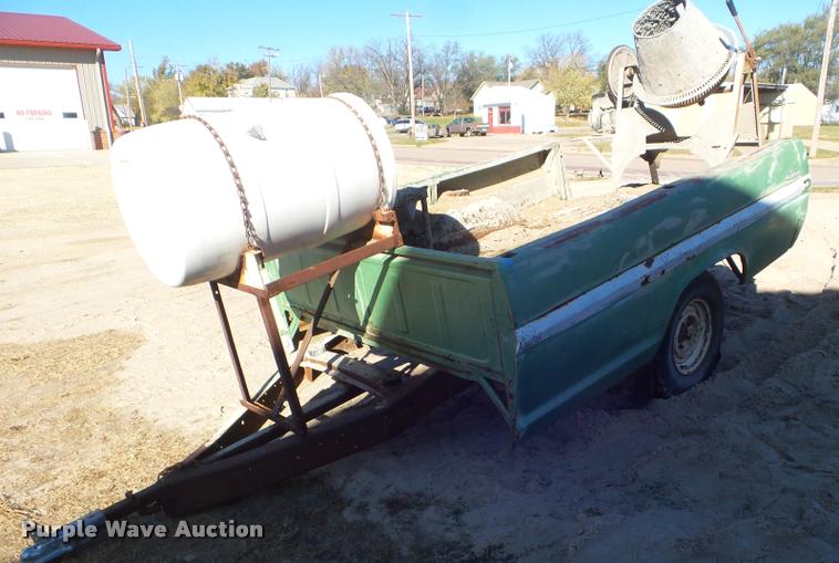 image for item AP9589 Shop built concrete mixer trailer