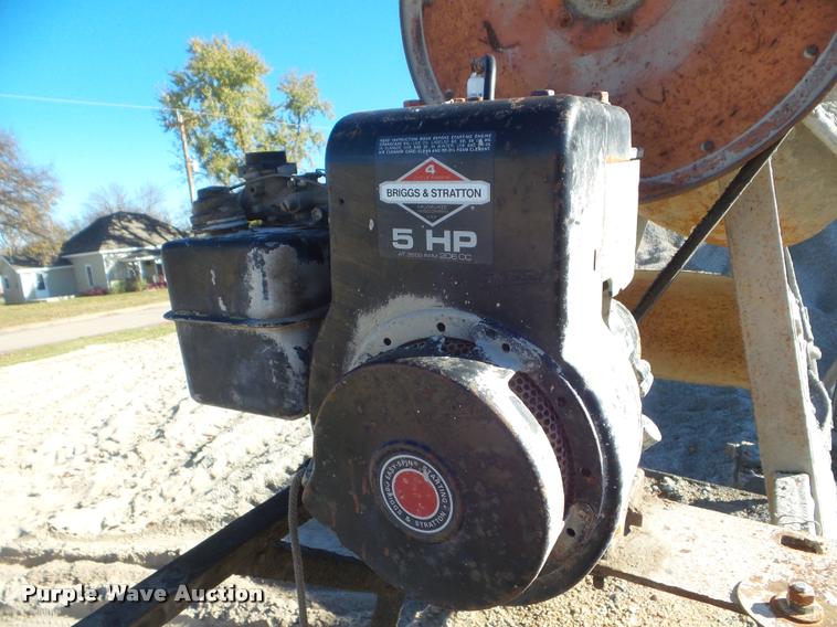 image for item AP9589 Shop built concrete mixer trailer