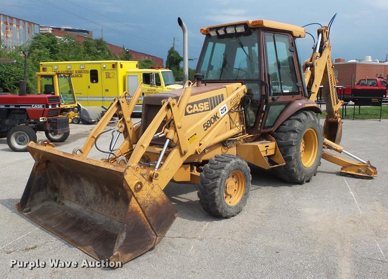 image for item BG9678 Case 580K backhoe