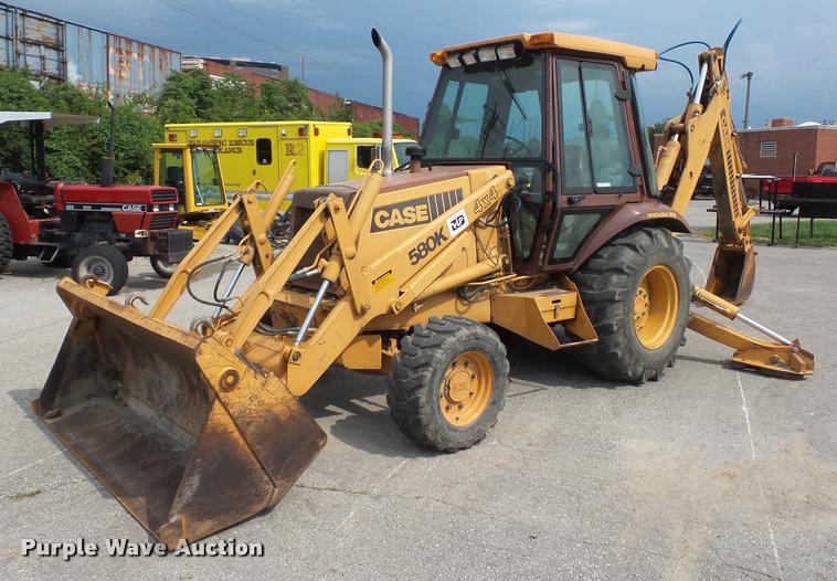 image for item BG9678 Case 580K backhoe
