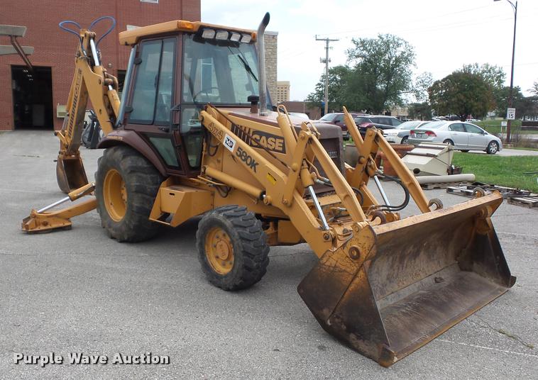 image for item BG9678 Case 580K backhoe