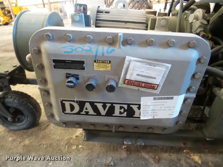 image for item BR9062 Davey 220U air compressor