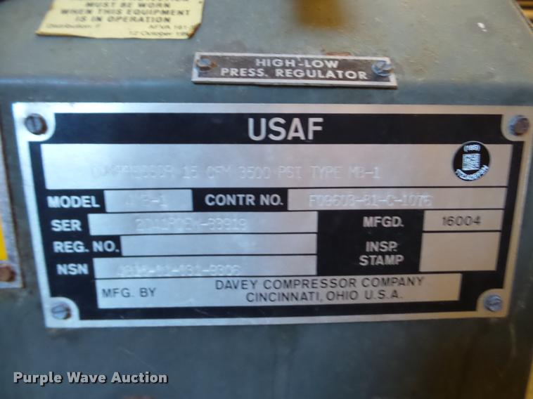 image for item BR9062 Davey 220U air compressor