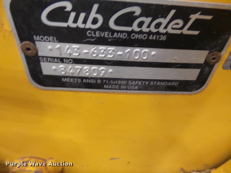 image for item BW9520 Cub Cadet 1440 lawn mower