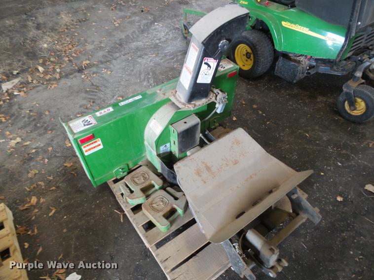 image for item BY9635 John Deere 8176 snow blower and weights