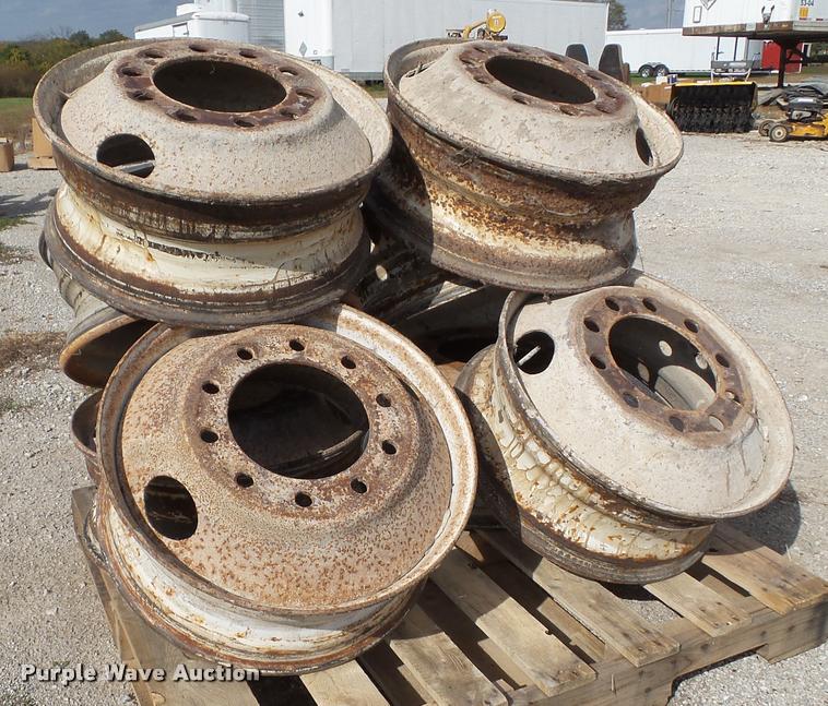 image for item BZ9877 (8) 10 lug steel wheels