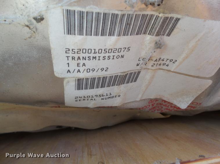 image for item BZ9882 1992 Allison WT653 transmission