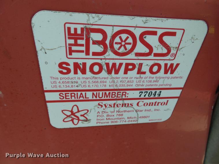 image for item BZ9898 Boss V-plow