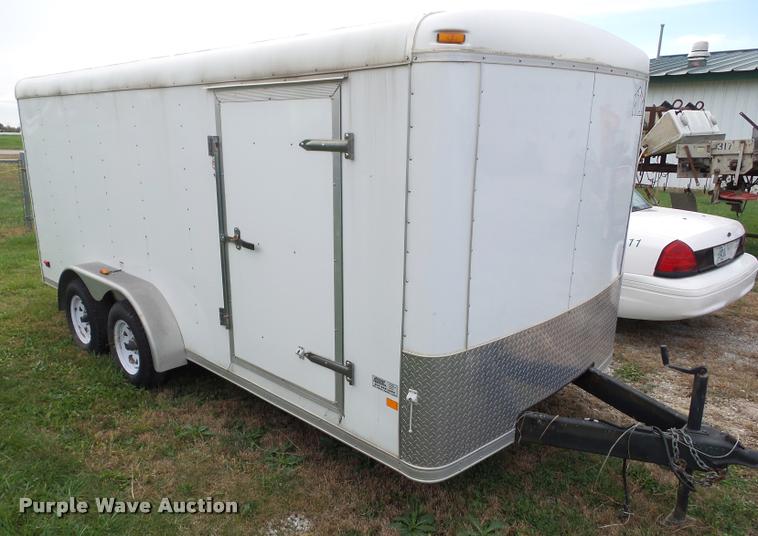 image for item BZ9904 2008 Middlebury MST7X16TA2 enclosed cargo trailer