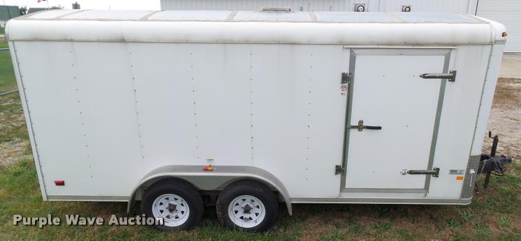 image for item BZ9904 2008 Middlebury MST7X16TA2 enclosed cargo trailer