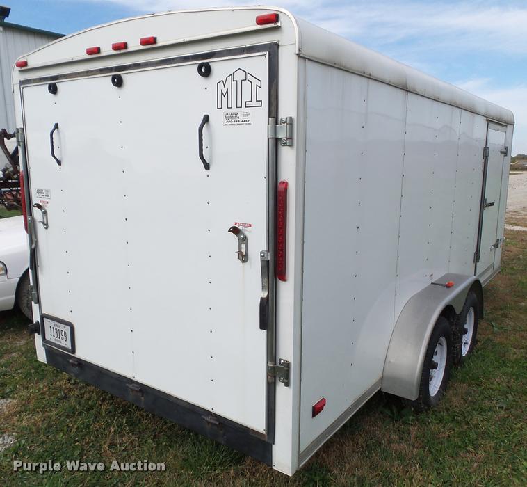 image for item BZ9904 2008 Middlebury MST7X16TA2 enclosed cargo trailer