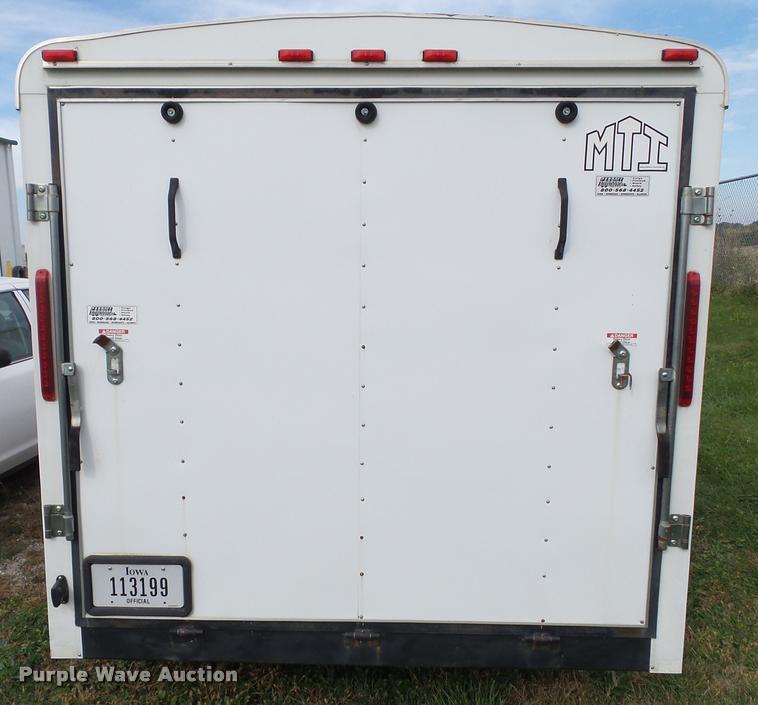 image for item BZ9904 2008 Middlebury MST7X16TA2 enclosed cargo trailer