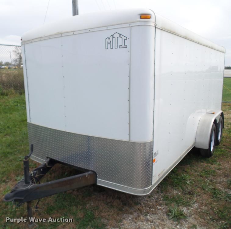 image for item BZ9904 2008 Middlebury MST7X16TA2 enclosed cargo trailer